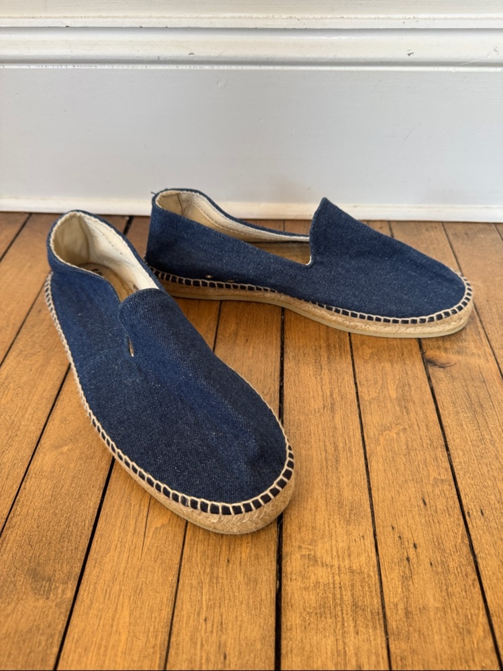OAS Blue Denim Espadrilles 44 / Men’s 10 Women’s 11